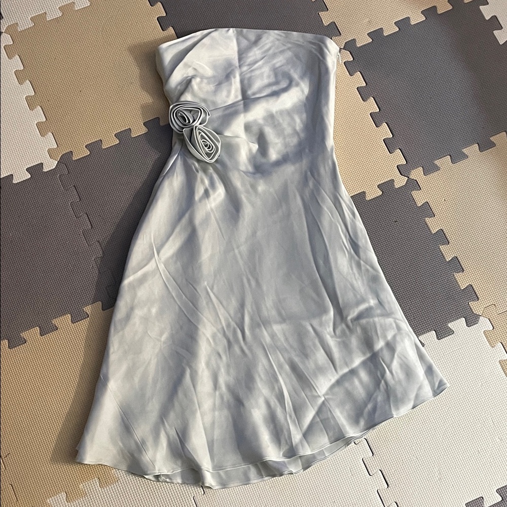 Banana Republic Strapless Light Blue Dress